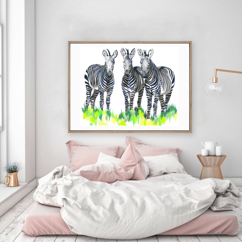 Thumbnail of Zebra Limited Edition Giclee Fine Art Print Medium image