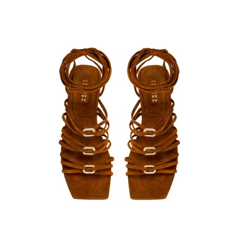 Thumbnail of Catena Notte Camello Lace-Up Sandal image