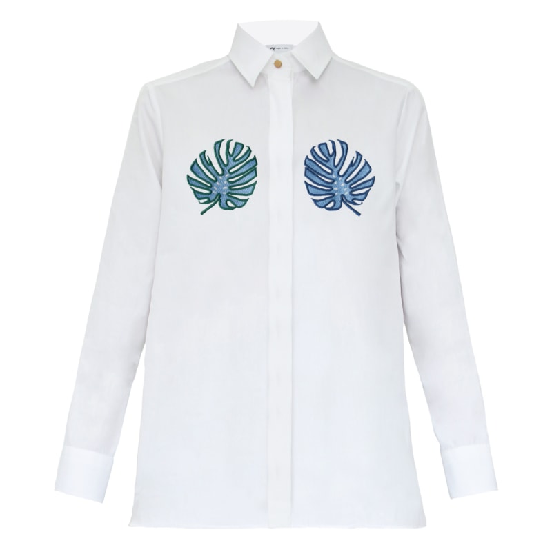 Thumbnail of Tropical Embroidered Shirt image