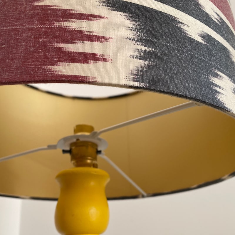 Odyssey Silk Lampshade - Small Gold / for Ceiling Light