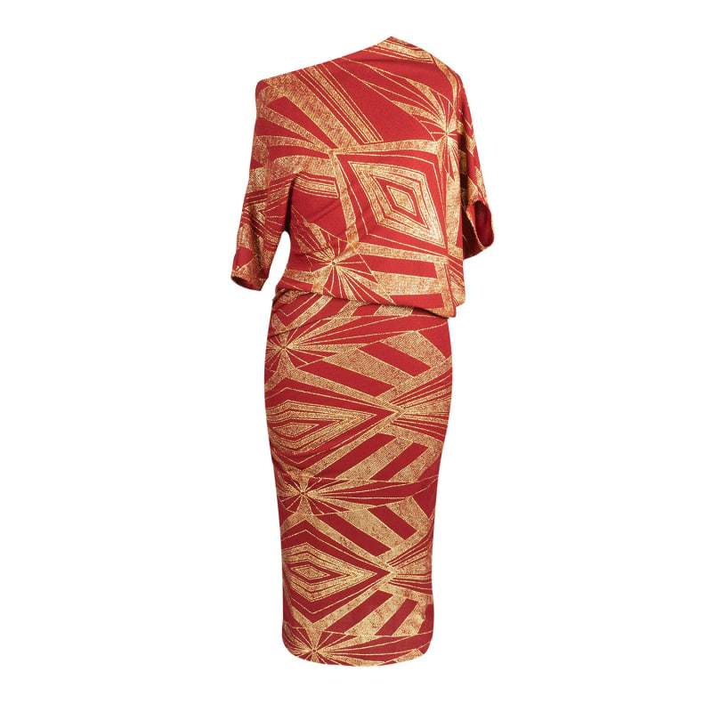 Thumbnail of Red Deco Angle Dress image