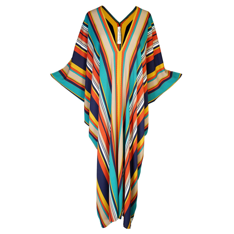 Thumbnail of Zhivago Stripe Caftan Kaftan Dress image