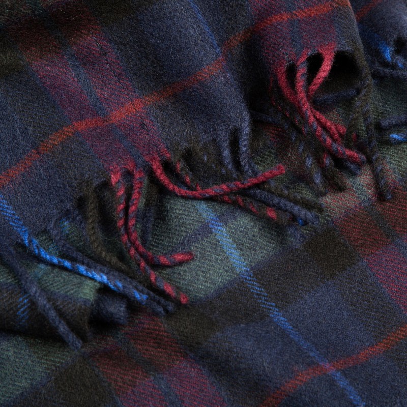 Thumbnail of The Eternal Edition - 100% Cashmere Scarf - Blue & Red image