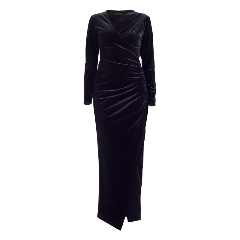 Thumbnail of Zima Black Velvet Dress image