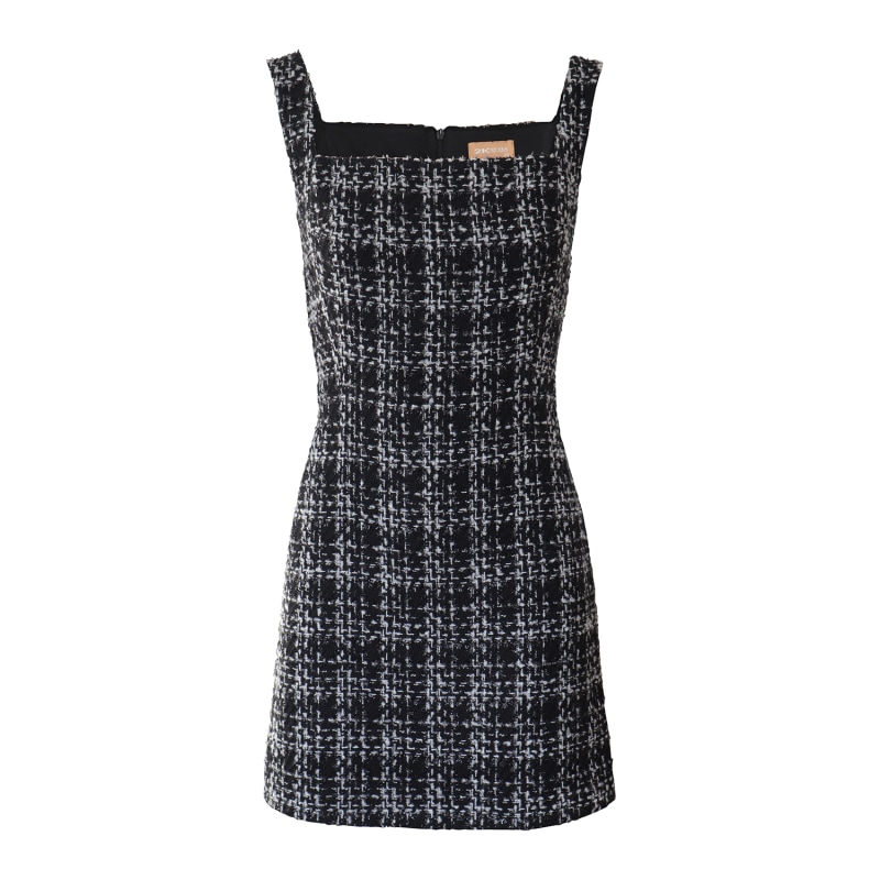 Zip-Up Lurex Tweed Dress - Women - Ready-to-Wear