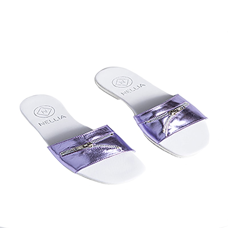Zipper slippers hot sale