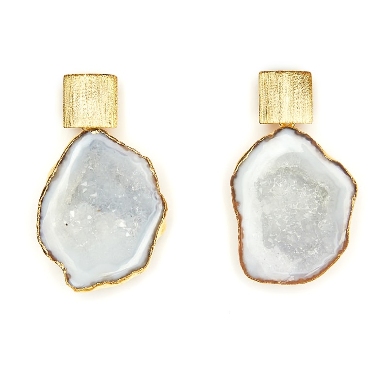 Thumbnail of White Rocks In The Sky Earrings image