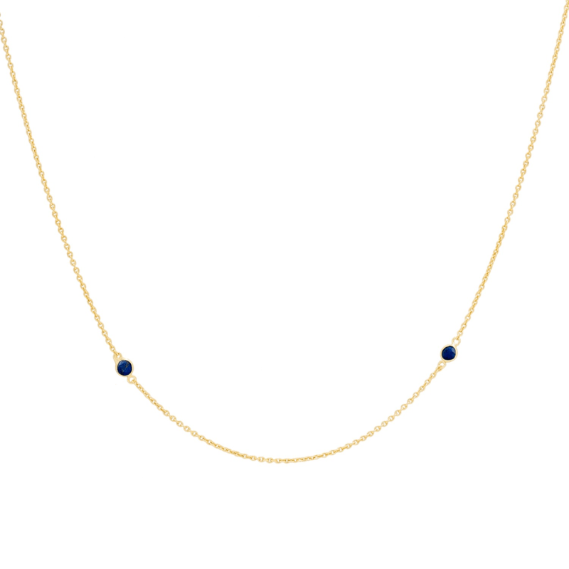 Thumbnail of Libra Goldplated Birthstone Chain image