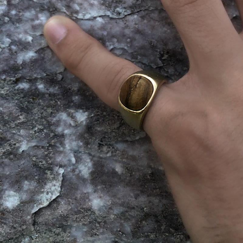 Thumbnail of Wood Jasper Iconic Stone Ring image