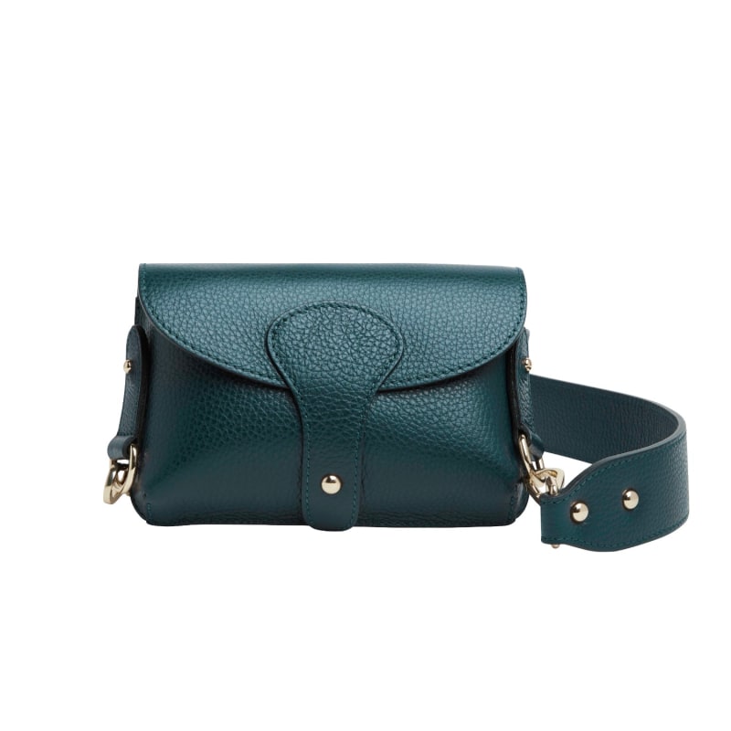 Luca Small Crossbody Bag In Dark Teal by B & Floss