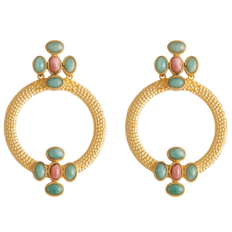 Thumbnail of Green Pink Madison Hoops image