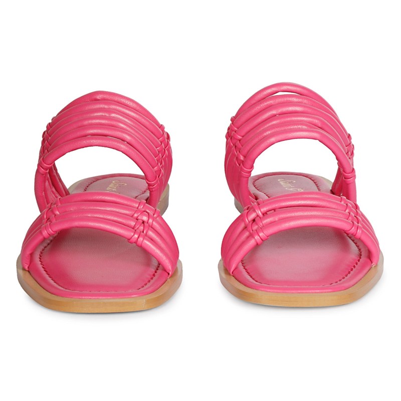 Girls hot pink sandals sale