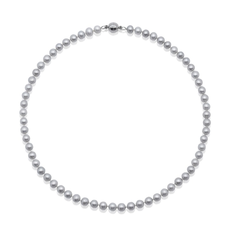 Thumbnail of Ava Gray Pearl Necklace image