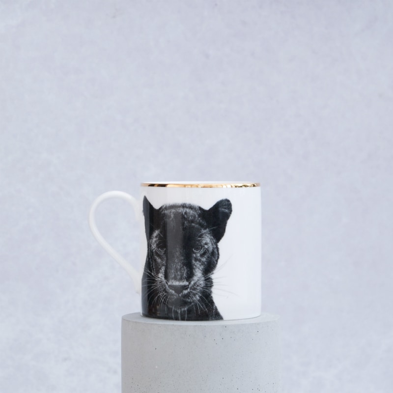 Thumbnail of Panther Fine Bone China Mug image