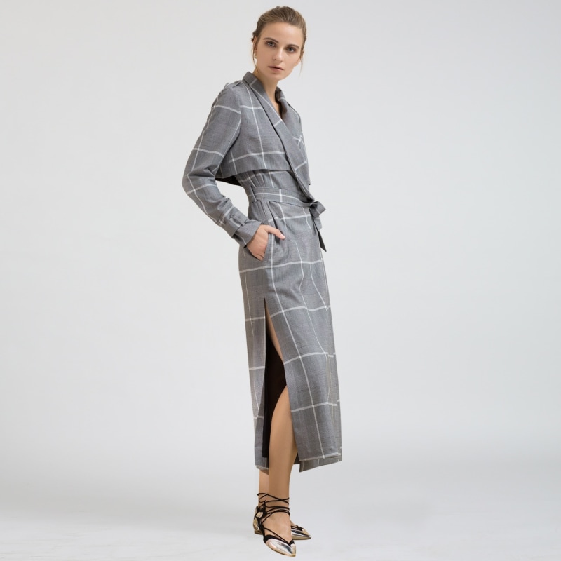 Thumbnail of Long Tartan Coat image