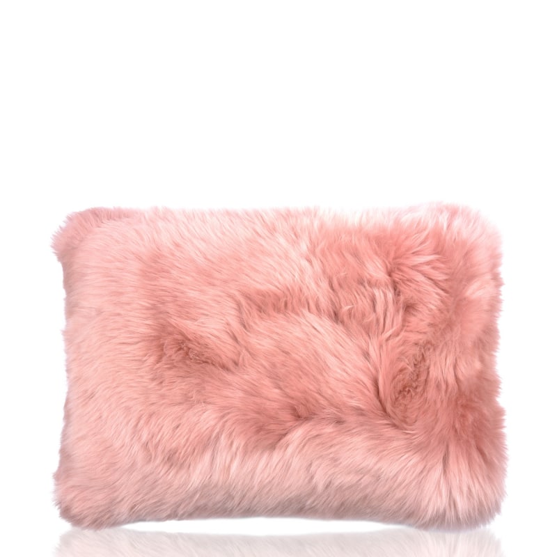 Thumbnail of Sheepskin Pillow 50x35cm Rose Pink image