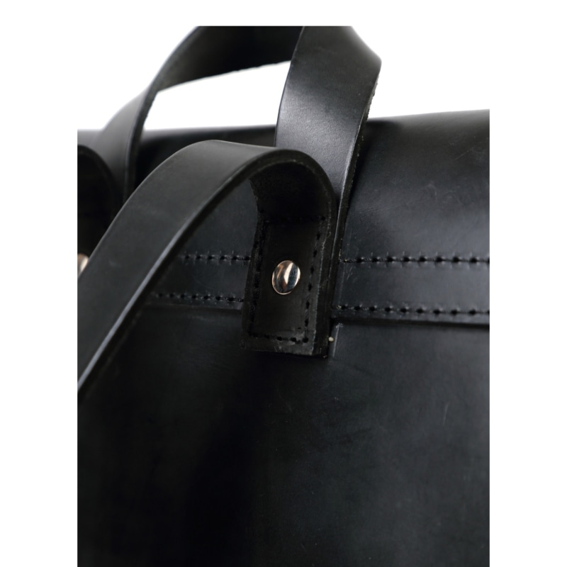 Thumbnail of Leather Backpack In Cuoio Black image