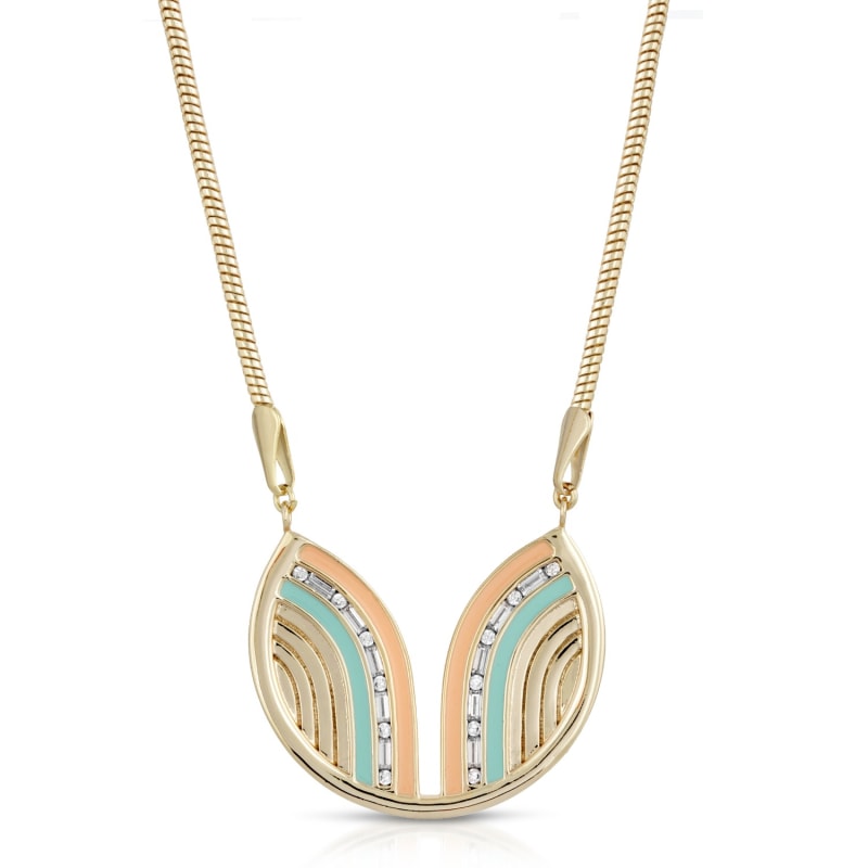 Thumbnail of South Beach Necklace Coral & Mint image