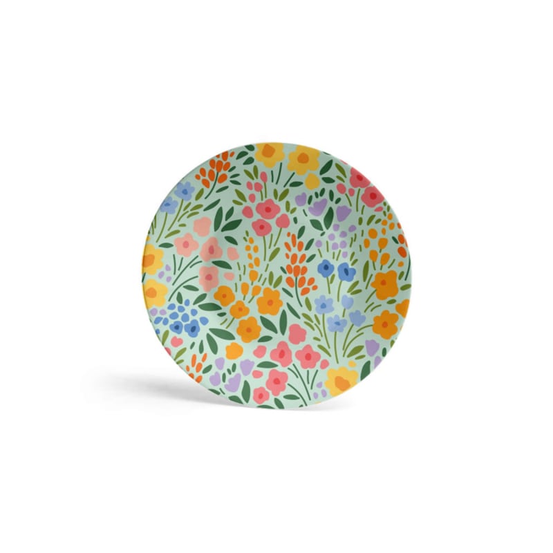 Thumbnail of Flora Collection Melamine Dessert Plate Set Of 4 image