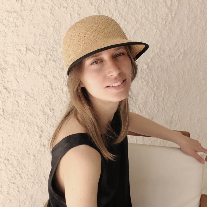 Women's Neutrals Summer Straw Cap | Large | Justine Hats