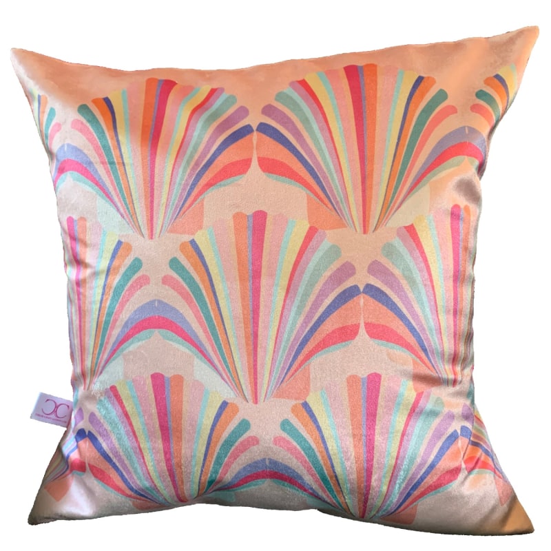 Thumbnail of Pastel Velvet Sublime Shell Cushion image