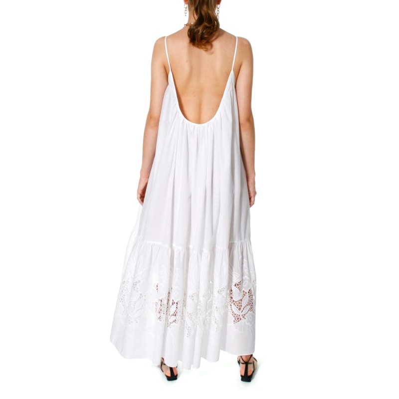 Thumbnail of Lea Floral White Dress image