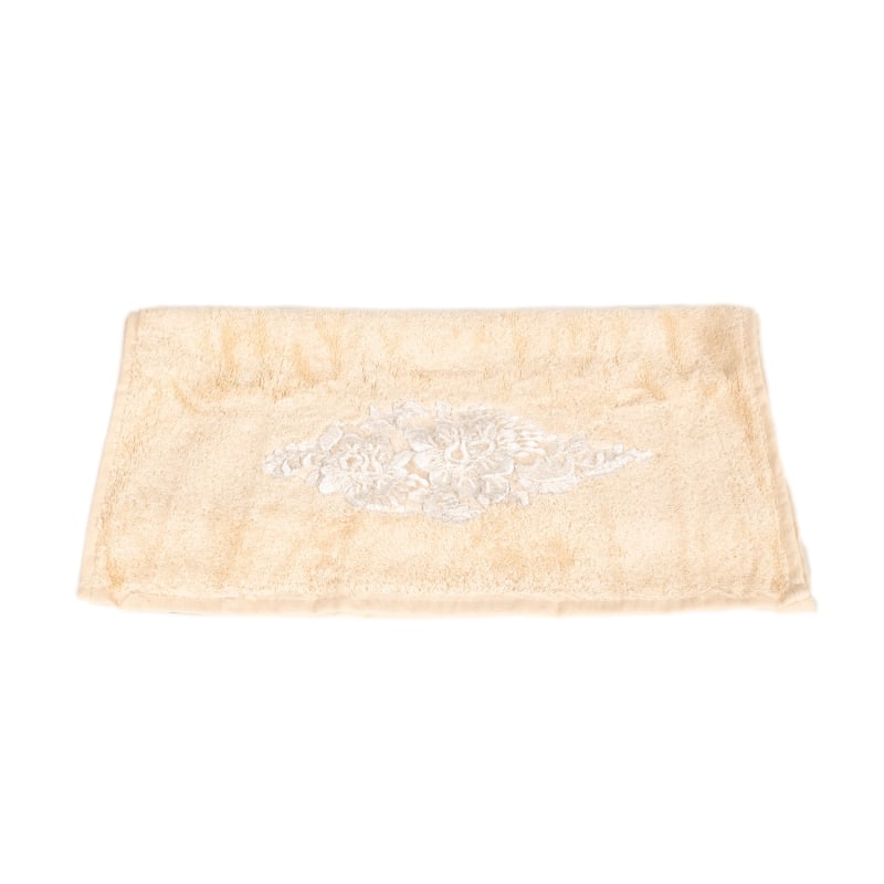 Thumbnail of Creamy Towel With Lace Detail image