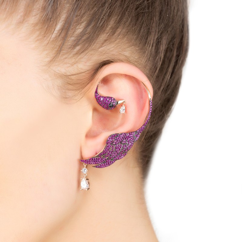 Ruby ear cuff new arrivals