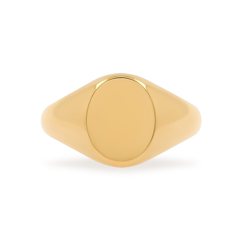 Thumbnail of Oval Pinky Signet Ring image