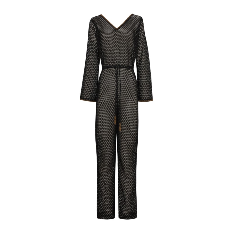 Thumbnail of The Cleo Jumpsuit - Black / Petite image