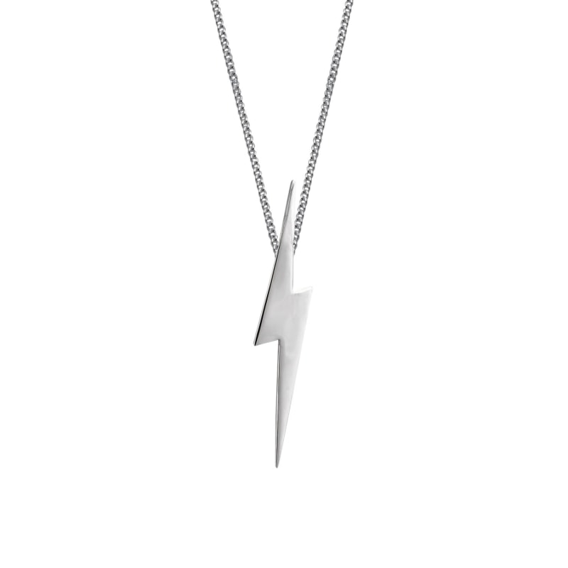 Lightning bolt necklace sterling silver clearance