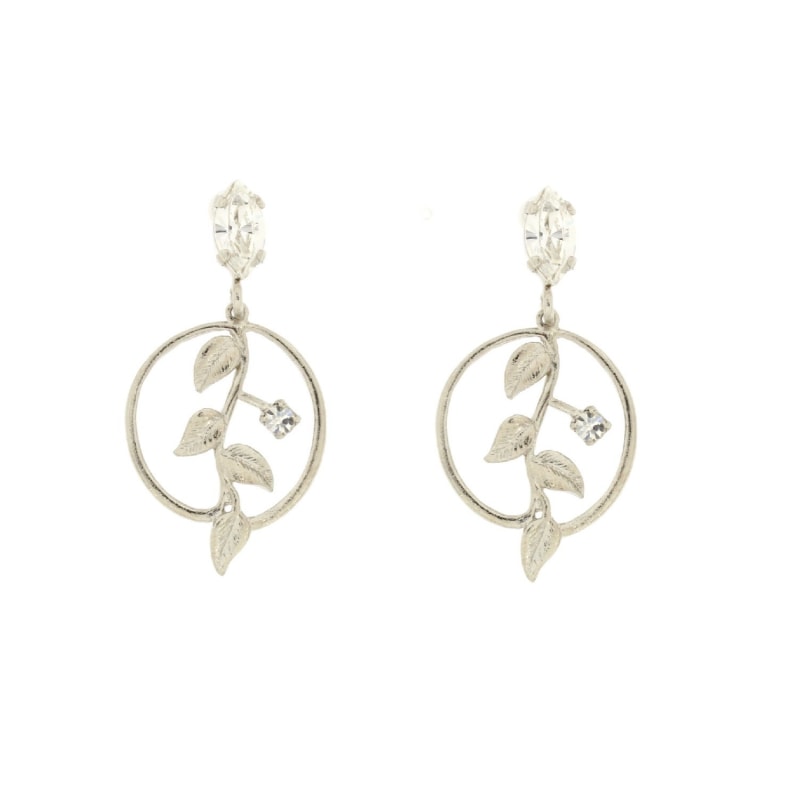 Thumbnail of Foliage Silver Earrings image