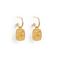 Aeris Drop Hoop Earrings image