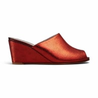 No.15 Wedge Mules - Flame image