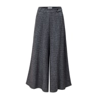 Wide Leg Trousers With Skirt Overlay Grey, Julia Allert