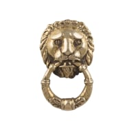 Leone Italian Lion Door Knocker Lapel Pin image