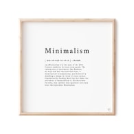 Minimalism - Architectural Definitions 10x10 Inch image