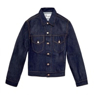 Men's Denim Jacket In Indigo Selvedge | Hegarty | Wolf & Badger Men's Denim Jacket In Indigo Selvedge | Hegarty | Wolf & Badger