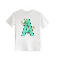 Signature T-Shirt Aqua White image