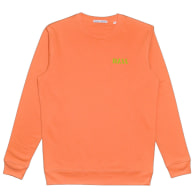 By11 Organic Cotton Embroidered Logo Sweatshirt - Yellow & Orange image