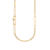 Gold Mini Flat Snake Chain Necklace by Scream Pretty