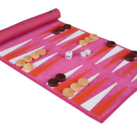 Lazy Days Travel Backgammon Fuchsia image