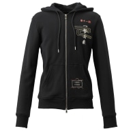 Tokkou Japanese Cotton Unisex Zip Hoodie In Black image