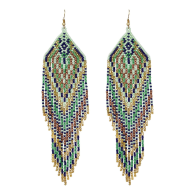 Goddess Beaded Earrings image