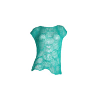 Heat Wave Lace Top Aura Green image