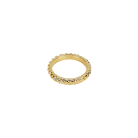 Plot Twist Band Ring In 14ct Gold Vermeil image