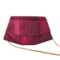 Laia - Fish Leather - Crossbody Bag - Bordeaux image