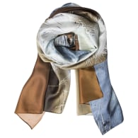 A Daughter Returns: Bataan Shadows Silk Story Scarf image