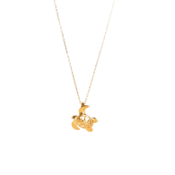 Gold Sea Turtle Necklace image