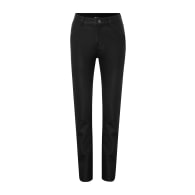 Zip Hem Faux Leather Trousers